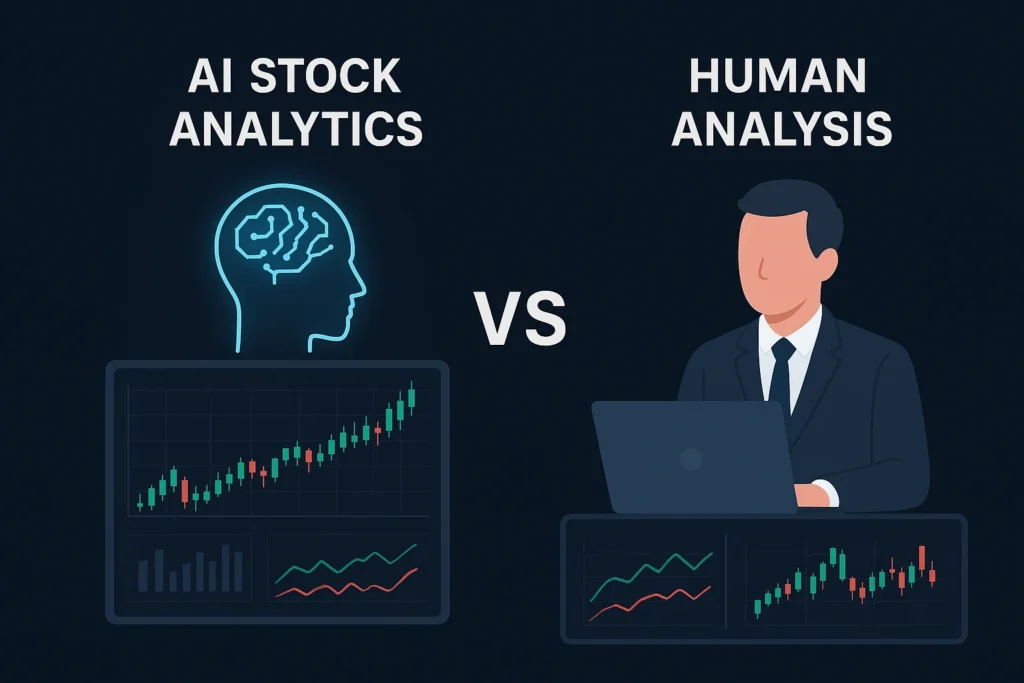 AI stock analytics vs human analysis
