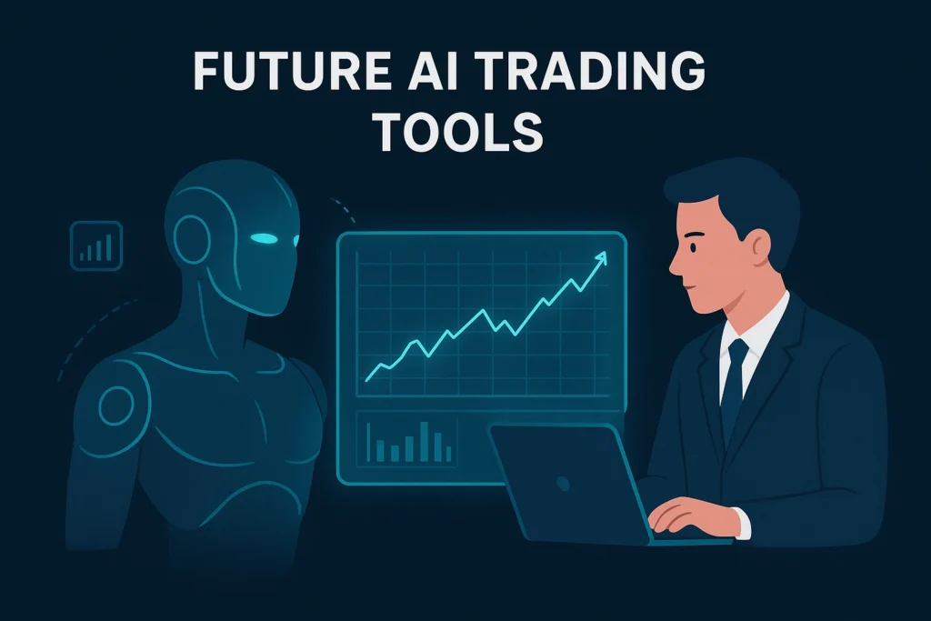 Future AI trading tools concept image