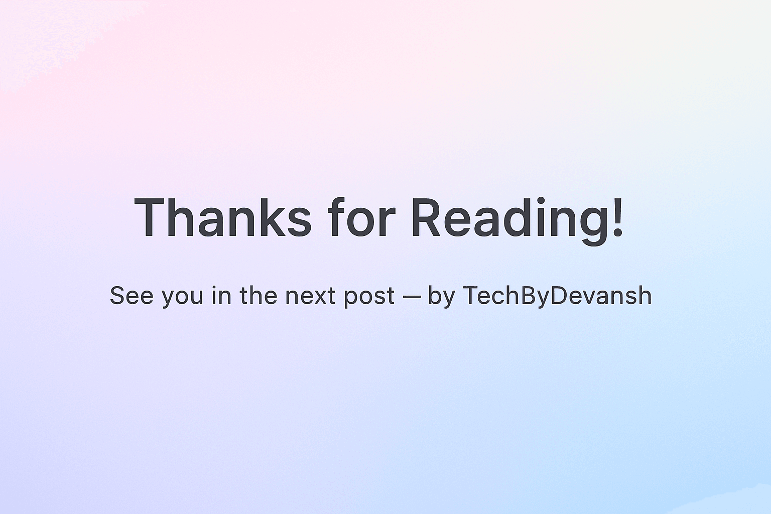 Thank you image – Free AI Tools 2025 blog post