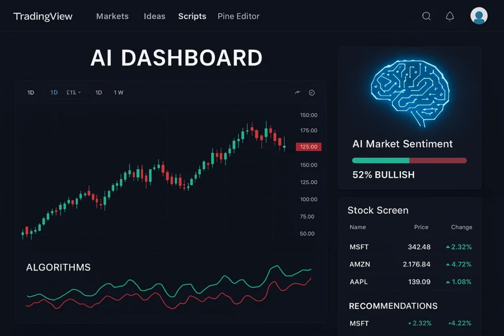 TradingView AI dashboard screenshot
