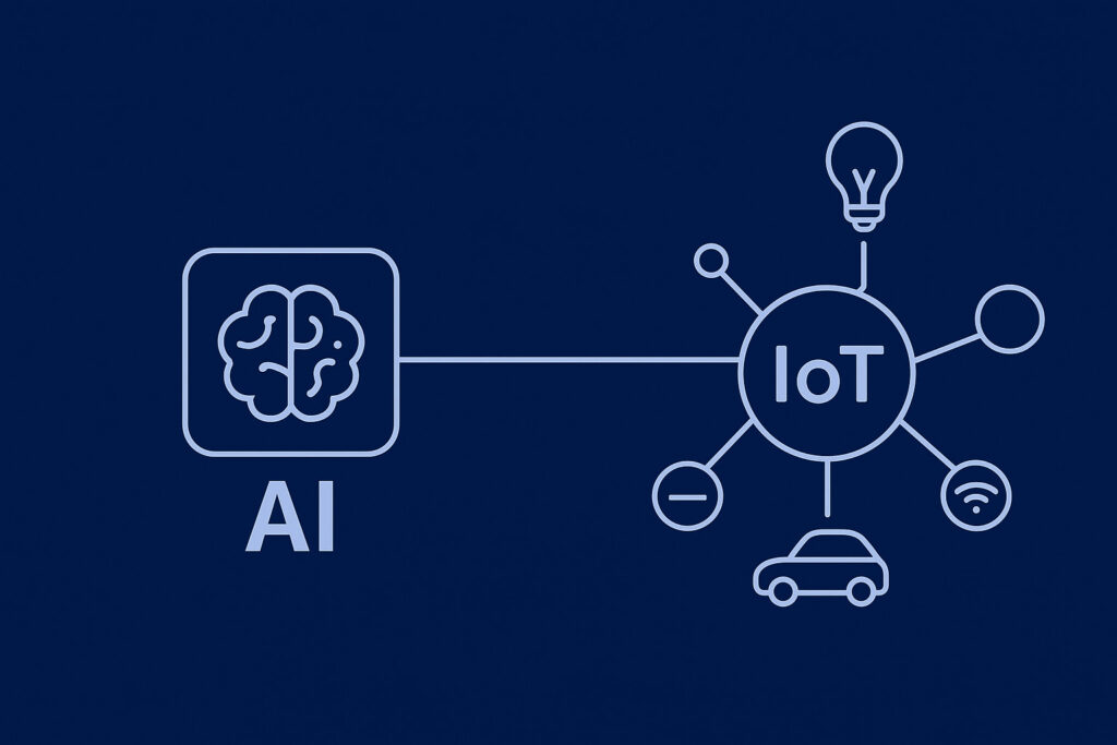 AI and IoT integration diagram for smart homes