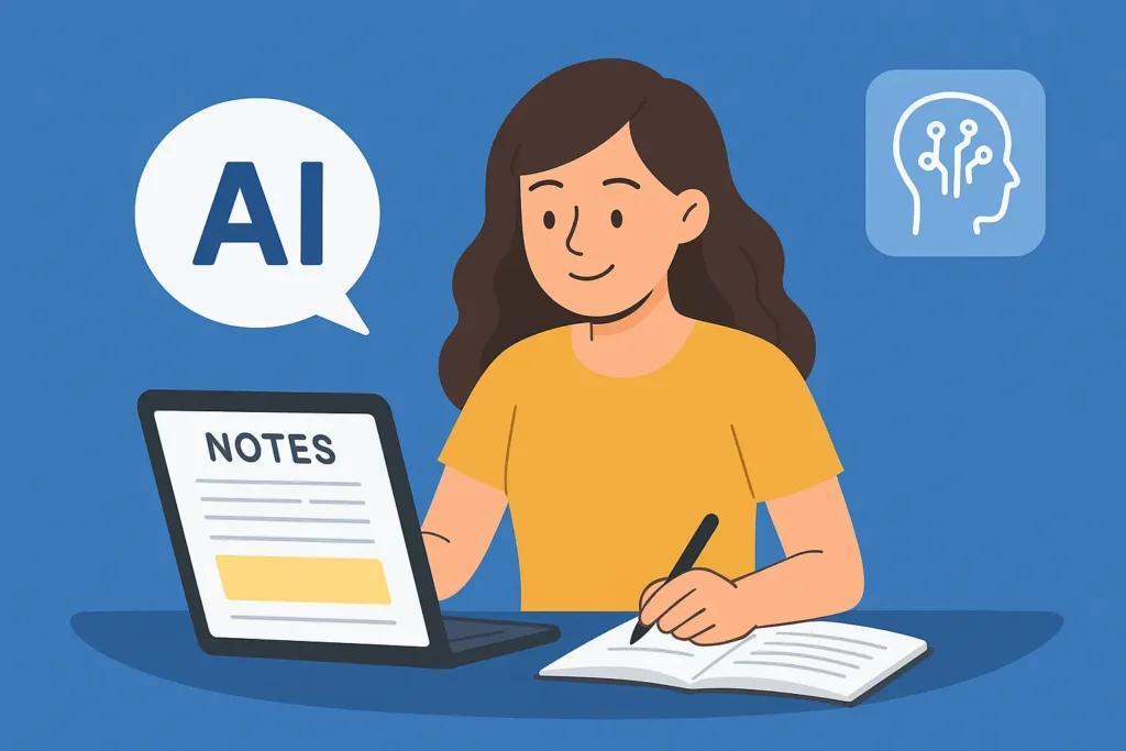 AI tools helping in note making