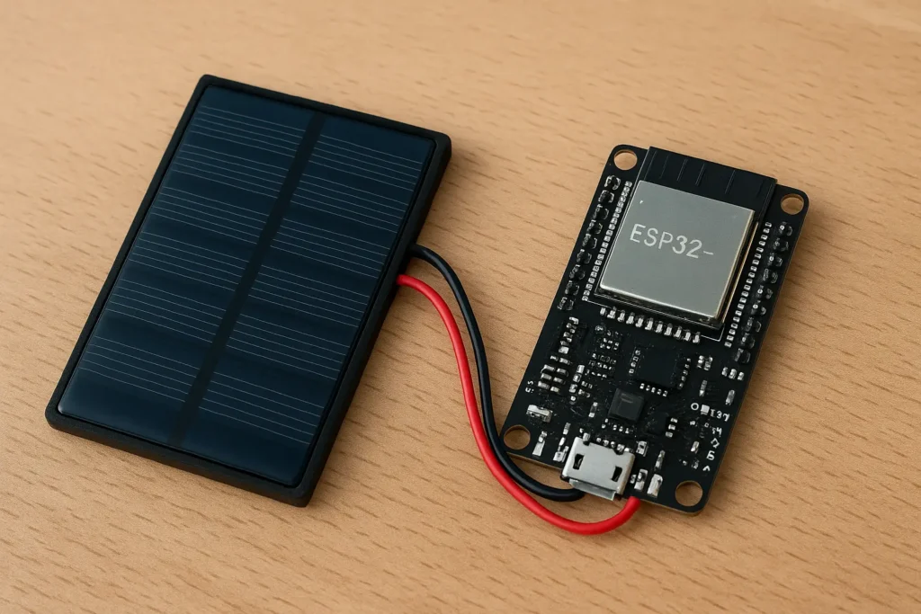 arduino solar power iot energy harvesting sensors project