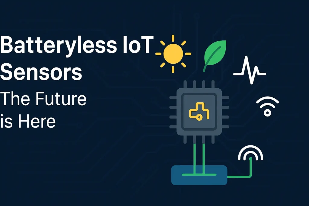 batteryless iot smart city concept