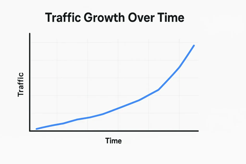Promoting AI-generated content for higher traffic and online earnings