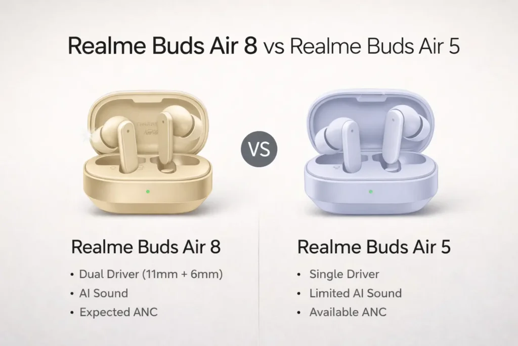 Realme-Buds-Air-8-vs-Realme-Buds-Air-5-comparison