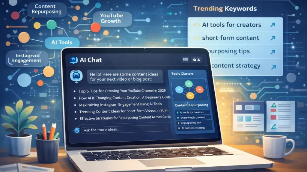 AI tools for content ideas and research for creators