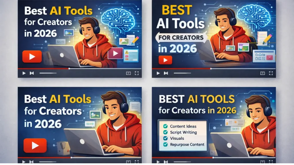 AI thumbnail generator and image tools for creators