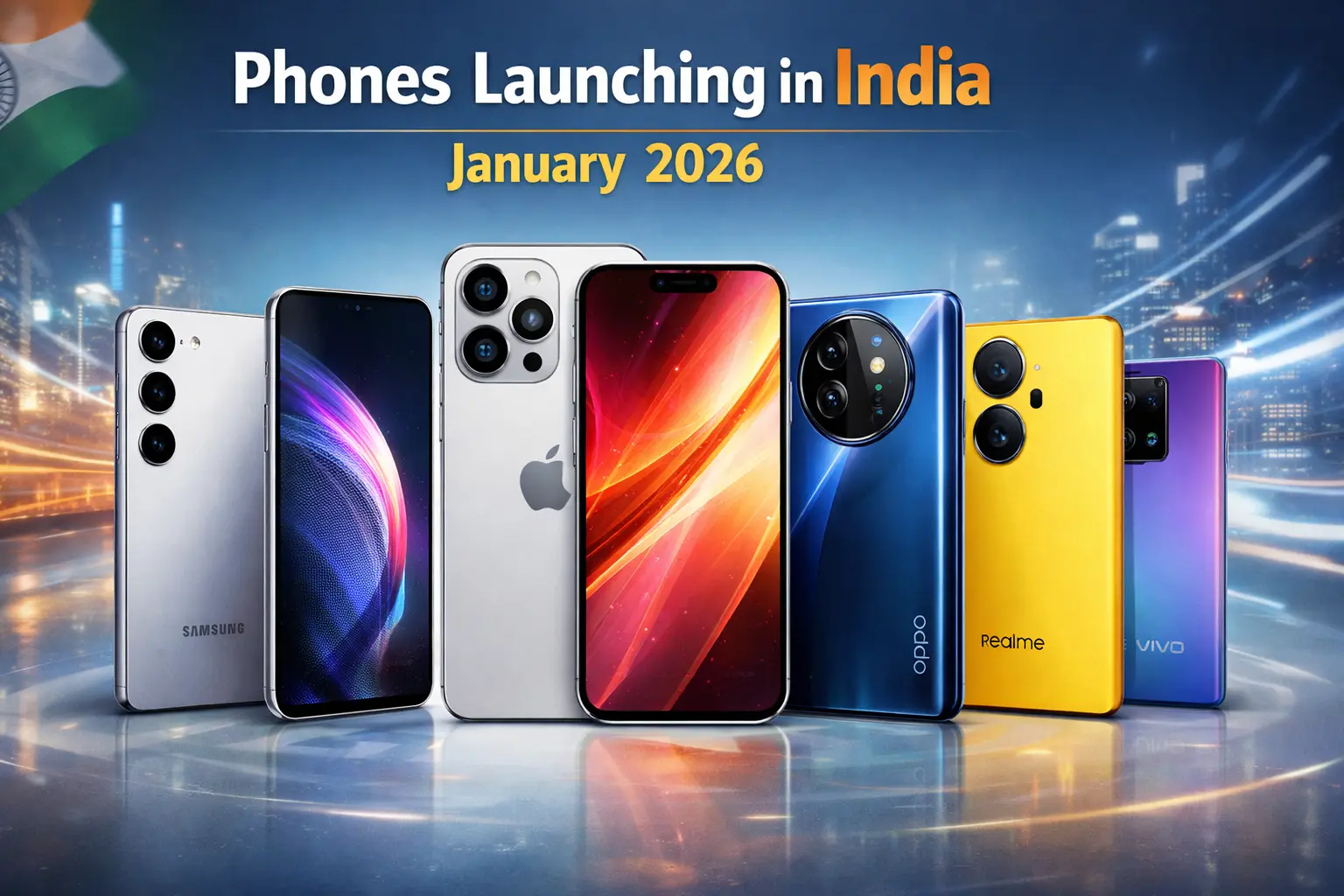 Phones Launching in India January 2026: Price & Features