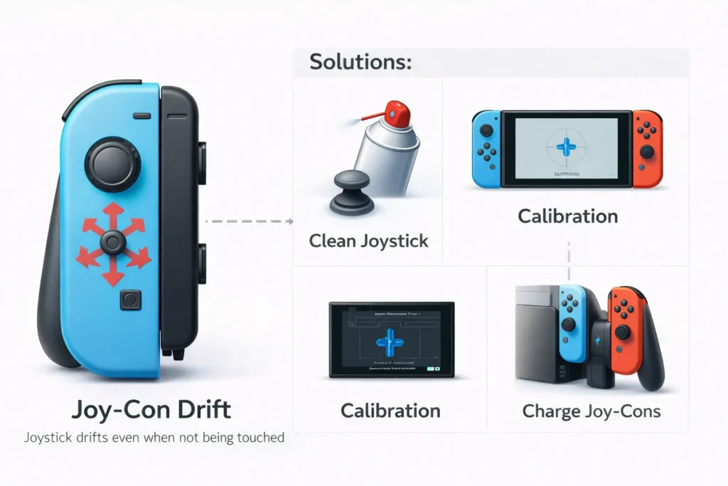 Nintendo Joy-Con drift issue and maintenance tips