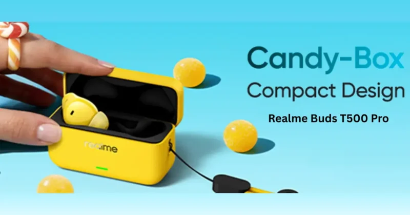 Realme Buds T500 Pro colors lemon cola orange mint chocolate design