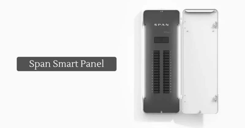 span smart panel app showing real time circuit monitoring
