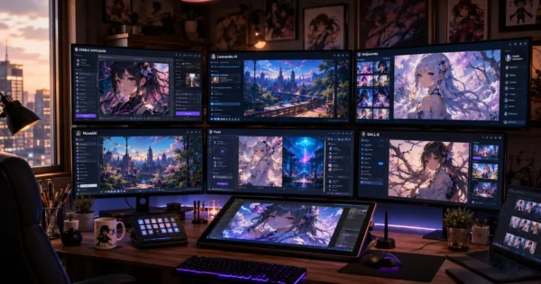 AI anime art generator comparison in 2026